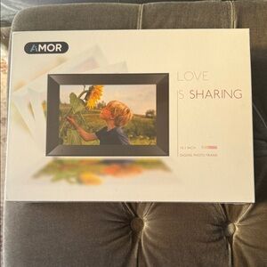 Brand New Unopened AMO Black and White Digital Photo Frame